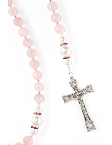 Sweet Rose Quartz Rosary