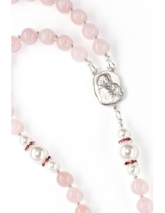 Sweet Rose Quartz Rosary