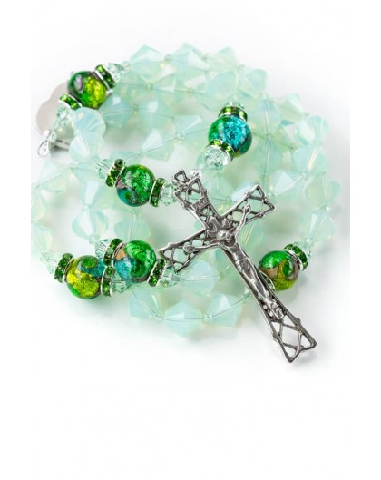 Chrysolite Opal Crystals Rosary
