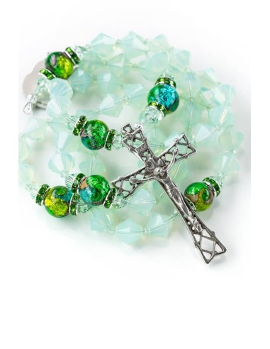 Chrysolite Opal Crystals Rosary Chrysolite Opal Crystals Rosary
