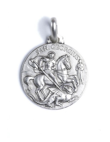 Sterling Silver St. George Medal