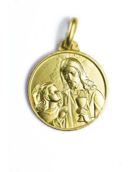 The Holy Communion gold plated medal The Holy Communion gold plated medal