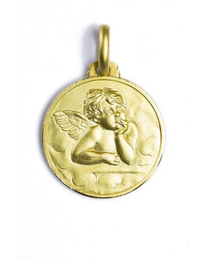 The Guardian Angel gold plated medal