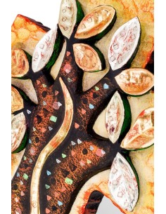 Tree of Life Cross - Hand carved wood  | Vatican Gift 2