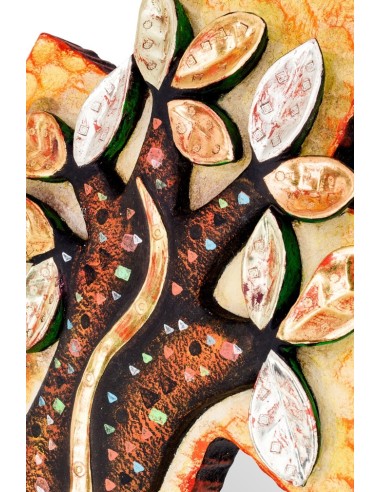 Tree of Life Cross - Hand carved wood  | Vatican Gift