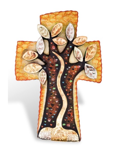 Tree of Life Cross - Hand carved wood  | Vatican Gift Tree of Life Cross - Hand carved wood  | Vatican Gift