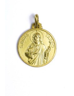 St. Jude gold plated medal