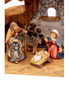 Bethlehem Nativity scene - Wood Handcarved  | Vatican Gift 2