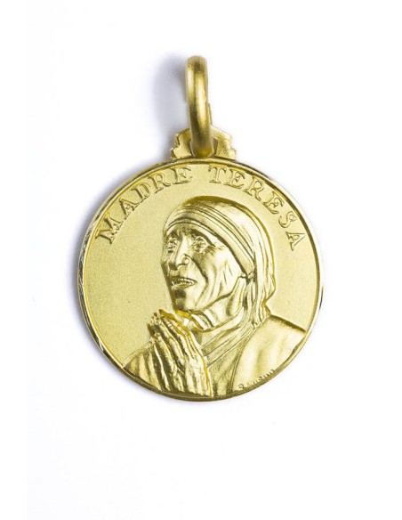 Mother Theresa gold plated medal Mother Theresa gold plated medal