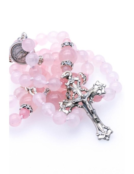 Sweetest Rose Rosary Necklace  | Vatican Gift Sweetest Rose Rosary Necklace  | Vatican Gift