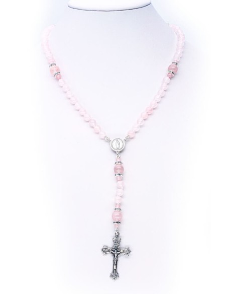 Sweetest Rose Rosary Necklace  | Vatican Gift Sweetest Rose Rosary Necklace  | Vatican Gift