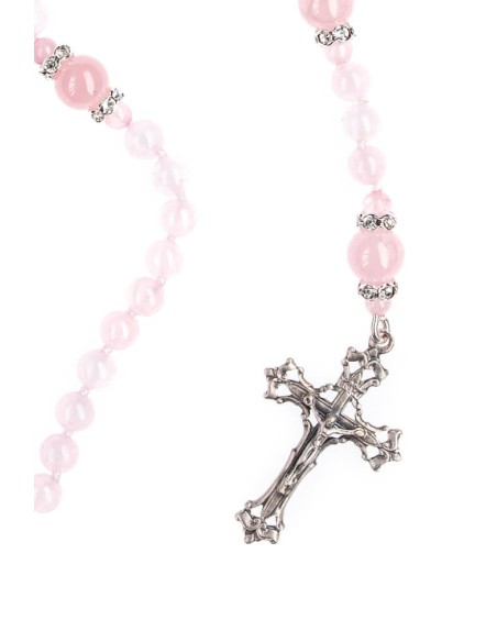 Sweetest Rose Rosary Necklace  | Vatican Gift Sweetest Rose Rosary Necklace  | Vatican Gift