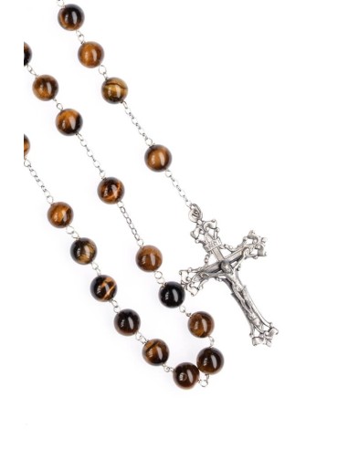 Tiger Eye Precious Rosary  | Vatican Gift