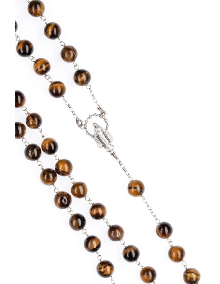 Tiger Eye Precious Rosary  | Vatican Gift