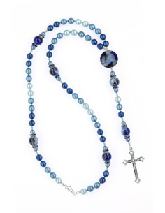 Imperial Shades of Blue Rosary