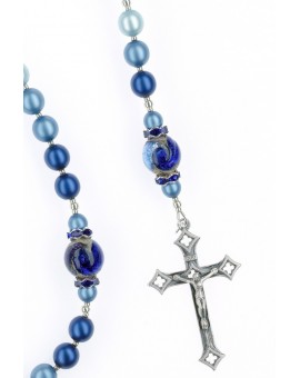 Imperial Shades of Blue Rosary