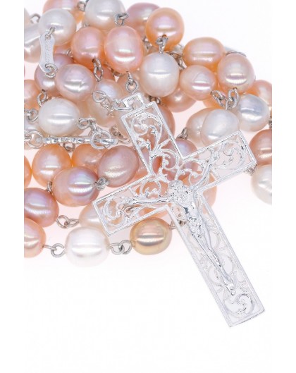 Jasmine Pearls Filigree Rosary
