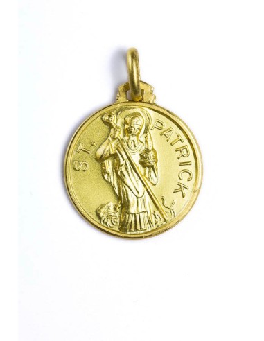 Gold Plated St. Patrick Medal