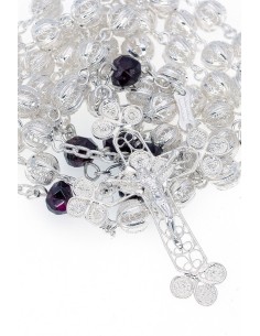 Air Filigree and Violet Crystal Rosary Air Filigree and Violet Crystal Rosary