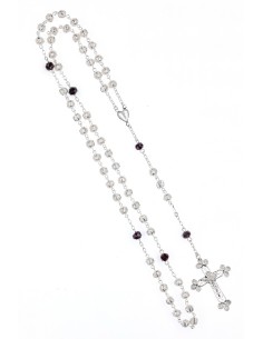 Air Filigree and Violet Crystal Rosary