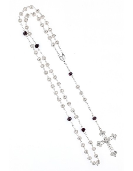 Air Filigree and Violet Crystal Rosary
