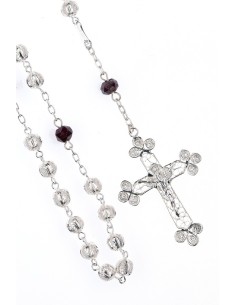 Air Filigree and Violet Crystal Rosary Air Filigree and Violet Crystal Rosary