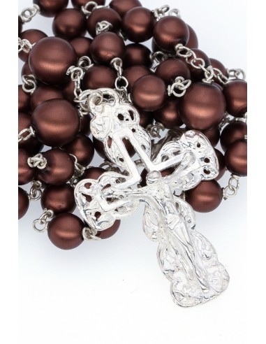 Bright and Beautiful Brown Rosary