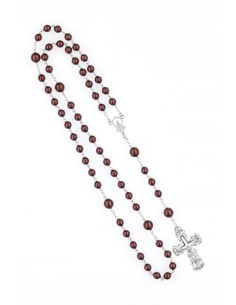 Bright and Beautiful Brown Rosary 2