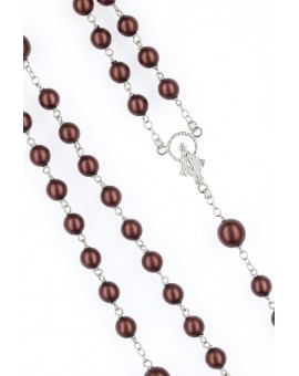 Bright and Beautiful Brown Rosary