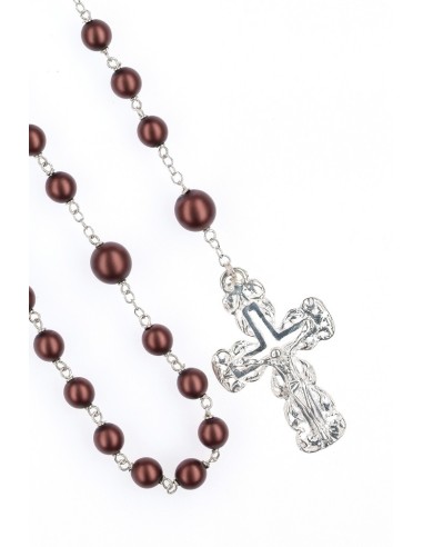 Bright and Beautiful Brown Rosary