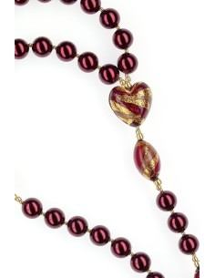 Cardinal Red Rosary