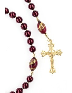 Cardinal Red Rosary