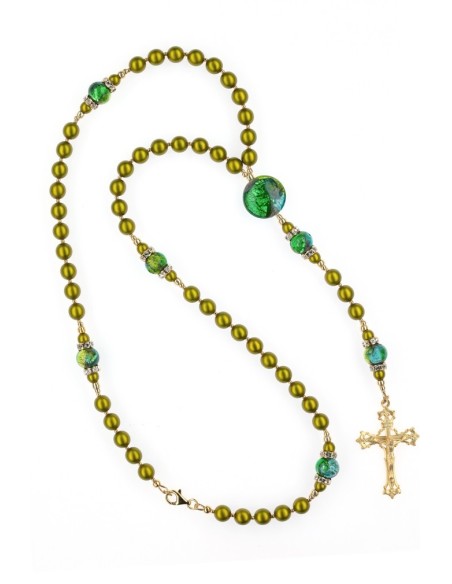 Olive Bright Green Rosary