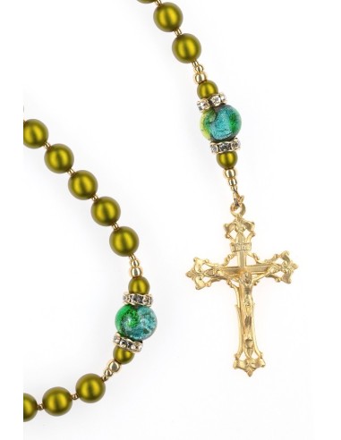 Olive Bright Green Rosary