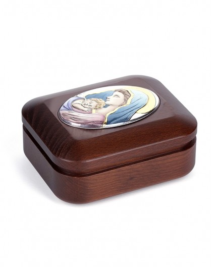Virgin Mary Rosary luxury Box