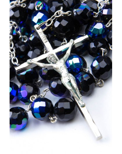 Black crystal big Rosary