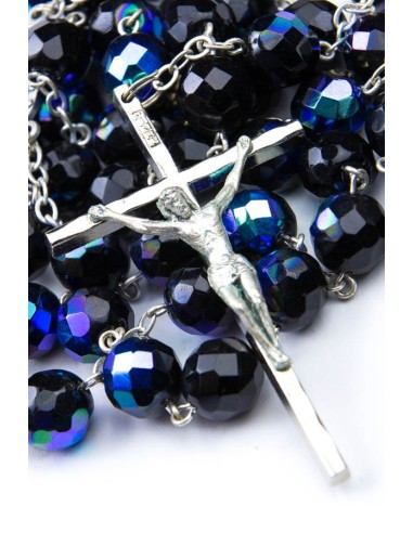 Black crystal big Rosary