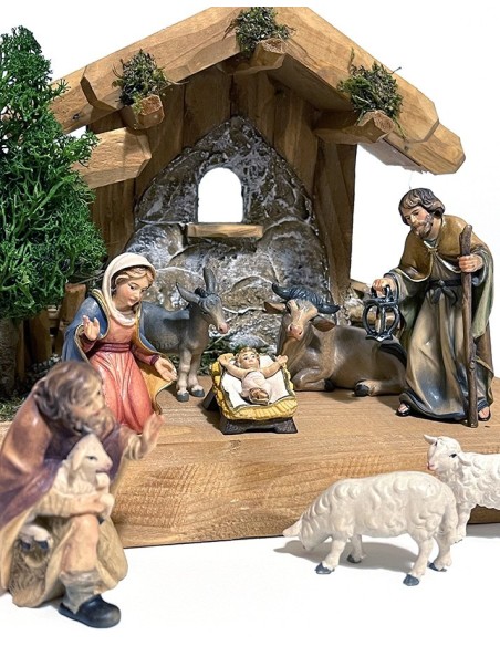 Bethlehem Nativity scene - Wood Handcarved