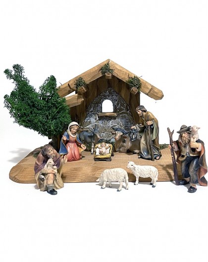 Bethlehem Nativity scene - Wood Handcarved