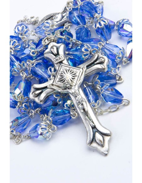 Sky crystal drop Rosary Sky crystal drop Rosary