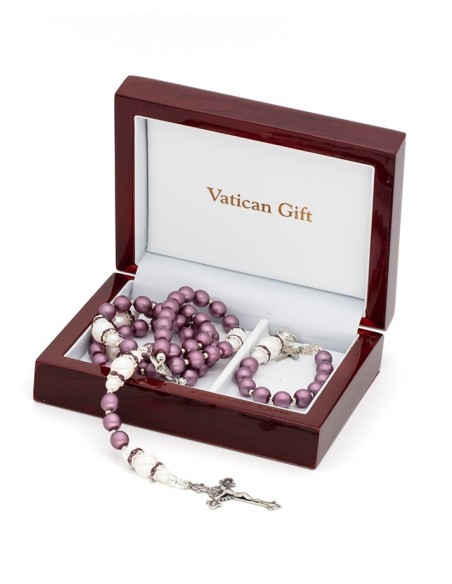 Rosary and Rosary Bracelet set - Purple Rosary and Rosary Bracelet set - Purple