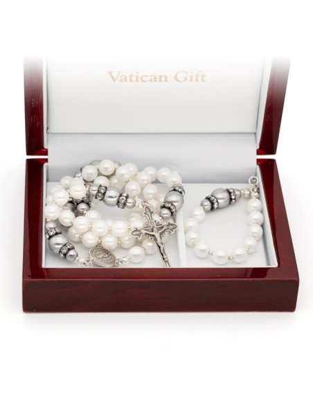 Rosary and Rosary Bracelet set - Purple Rosary and Rosary Bracelet set - Purple
