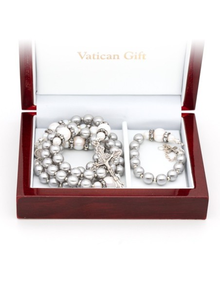 Rosary and Rosary Bracelet set - Purple Rosary and Rosary Bracelet set - Purple