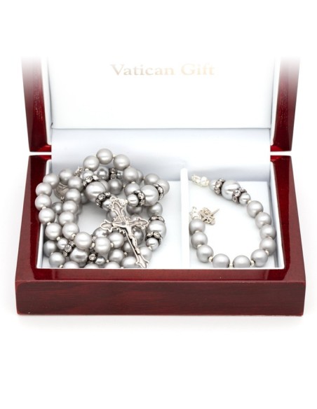 Rosary and Rosary Bracelet set - Purple Rosary and Rosary Bracelet set - Purple