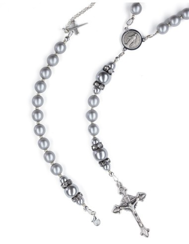 Rosary and Rosary Bracelet set - Purple