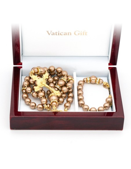 Rosary and Rosary Bracelet set - Purple Rosary and Rosary Bracelet set - Purple