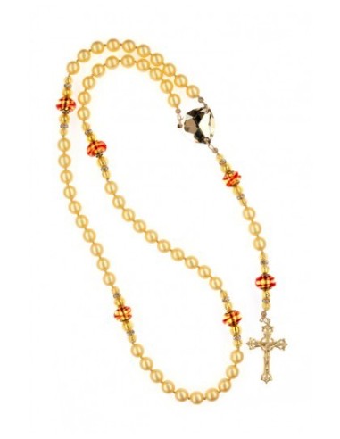 Fire Gold Rosary  | Vatican Gift