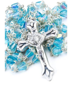 Light Sky crystal drop Rosary