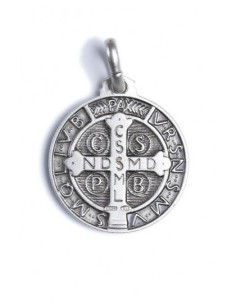 Sterling Silver St. Benedict Medal 2