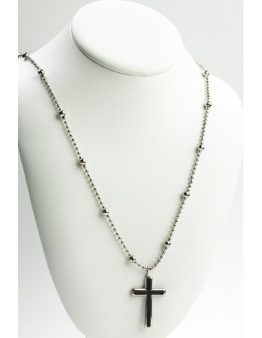 Metal Necklace Black Crucifix Metal Necklace Black Crucifix